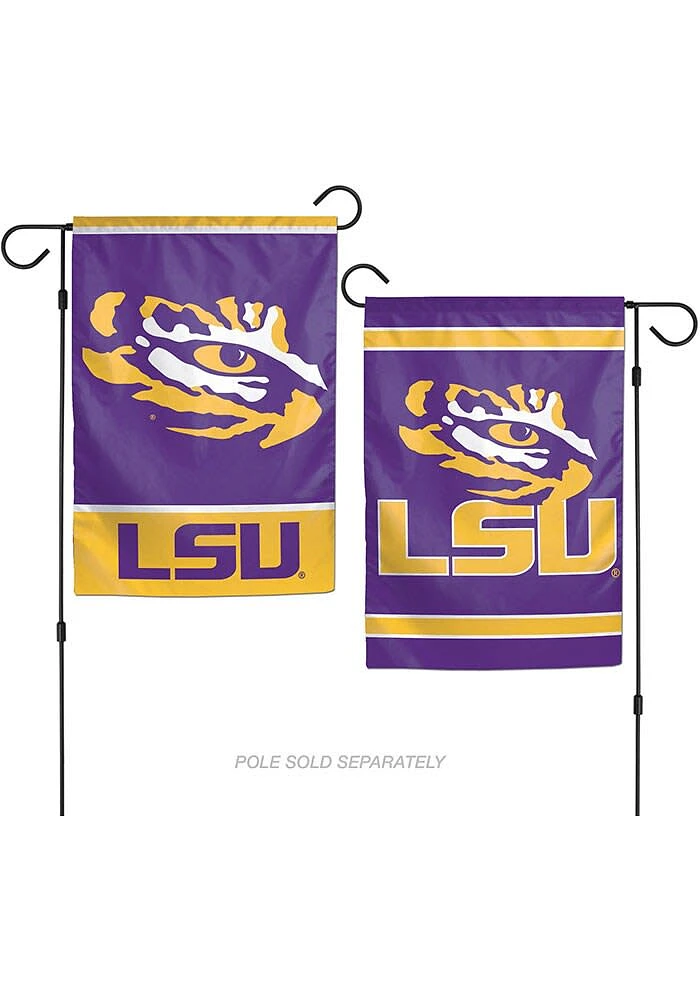 LSU Tigers 12x18 inch 2-Sided Garden Flag - Purple