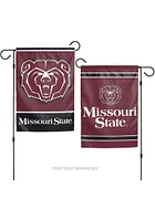 Missouri State Bears 12x18 inch 2-Sided Garden Flag - Maroon