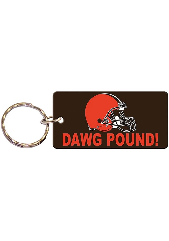 Cleveland Browns Dawg Pound Keychain - Brown