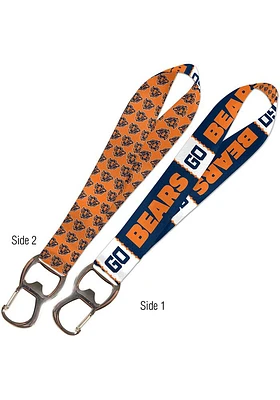 Chicago Bears Bottle Opener Keystrap Lanyard - Navy Blue