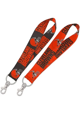 Cleveland Browns Keystrap Lanyard - Black