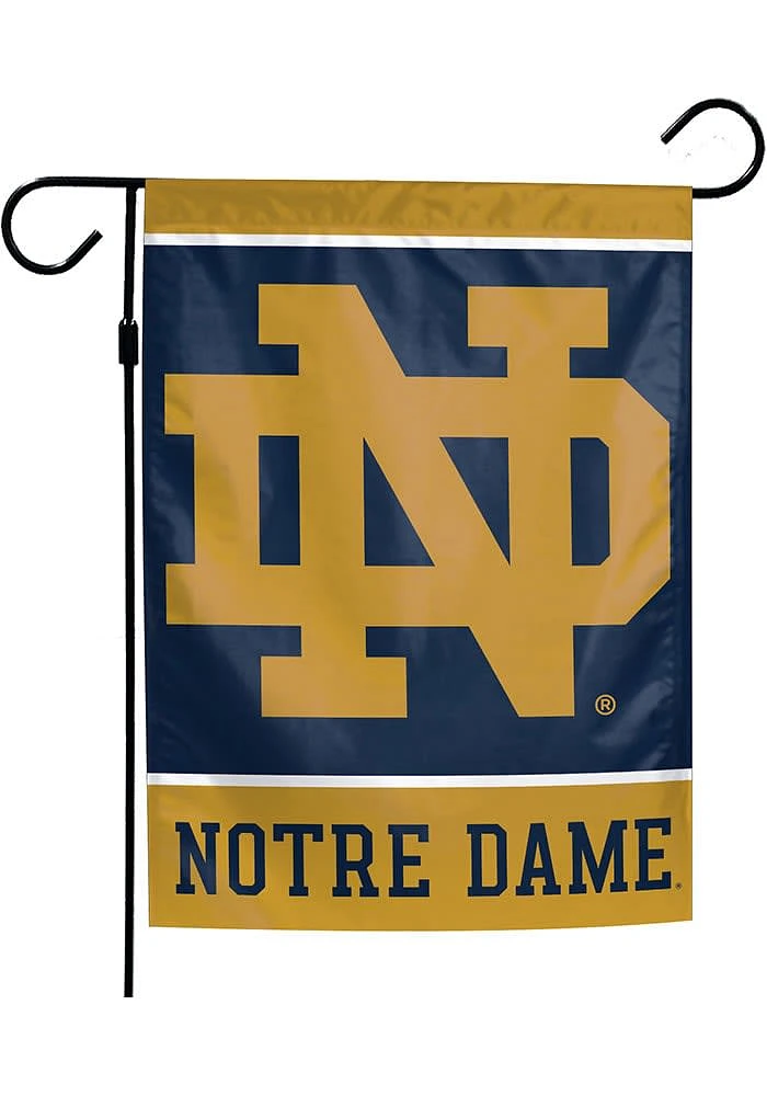 Notre Dame Fighting Irish 12x18 inch 2-Sided Garden Flag - Navy Blue