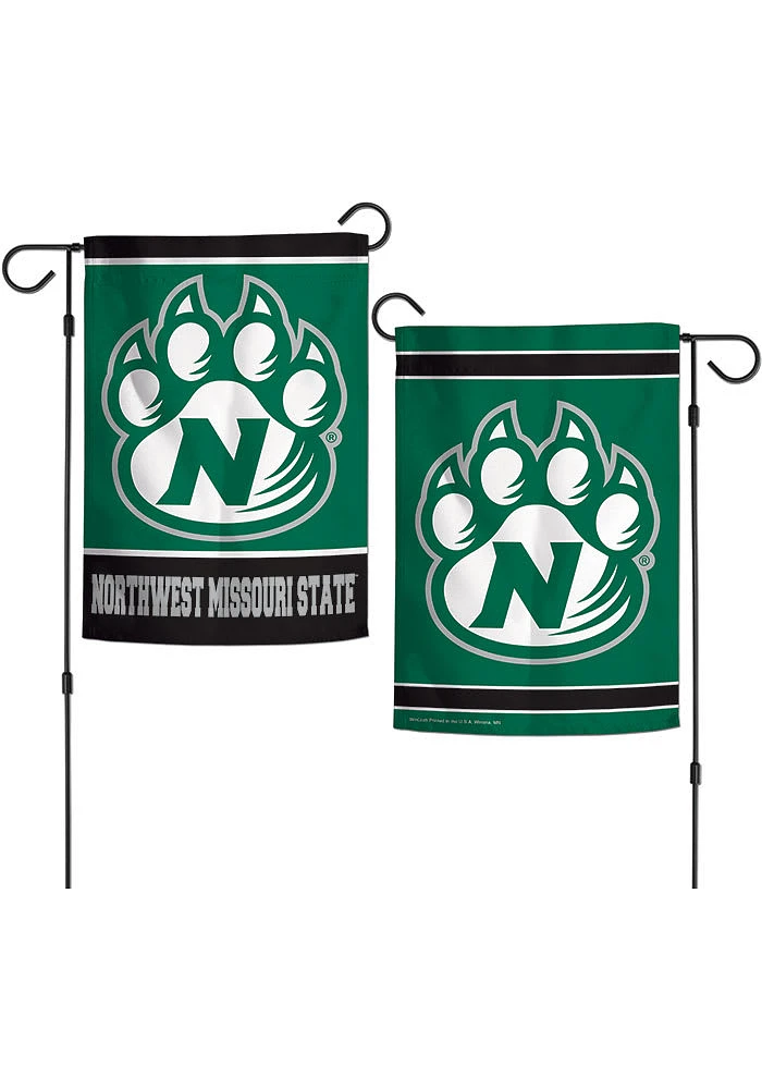 Northwest Missouri State Bearcats 12x18 inch 2-Sided Garden Flag - Green