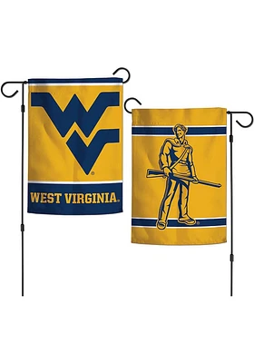 West Virginia Mountaineers 12x18 inch 2-Sided Garden Flag