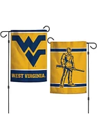 West Virginia Mountaineers 12x18 inch 2-Sided Garden Flag