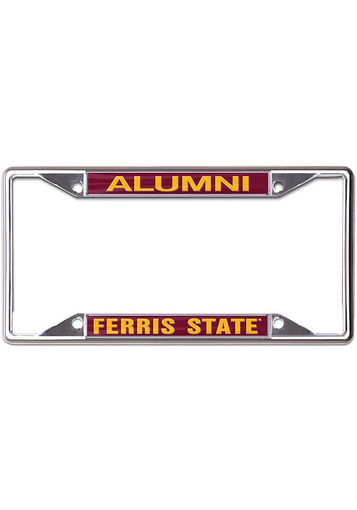 Ferris State Bulldogs Alumni License Plate Frame - Red