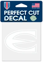 Emporia State Hornets 4x4 inch Auto Decal - White