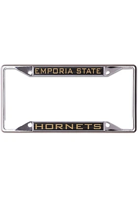 Emporia State Hornets Metallic License Frame