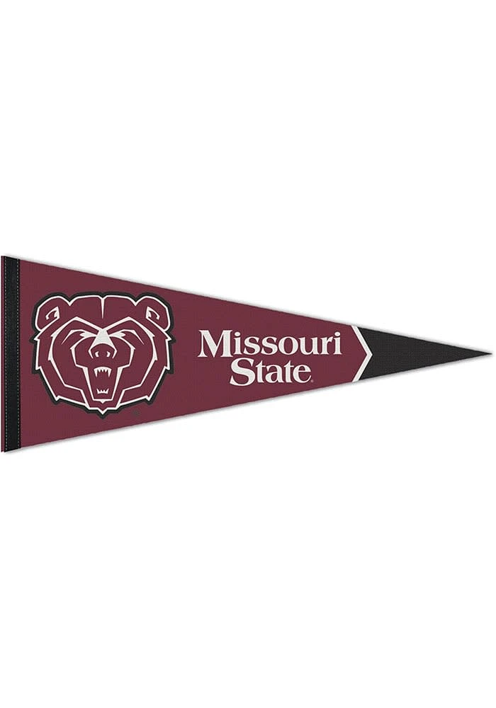 Missouri State Bears 12x30 Logo Premium Pennant - Maroon