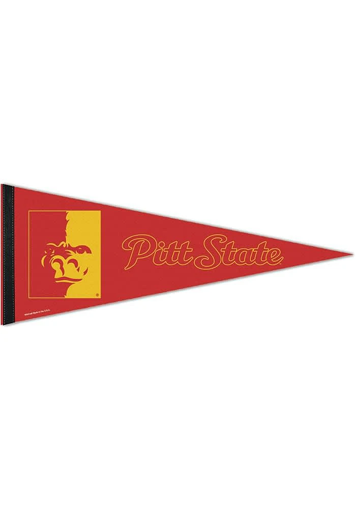 Pitt State Gorillas 12x30 Logo Premium Pennant