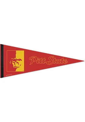 Pitt State Gorillas 12x30 Logo Premium Pennant