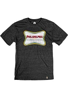Rally Philadelphia Black Champagne Short Sleeve Fashion T Shirt