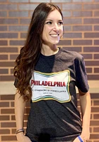 Rally Philadelphia Black Champagne Short Sleeve Fashion T Shirt