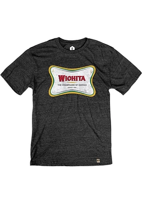 Rally Wichita Black Champagne Short Sleeve Fashion T Shirt