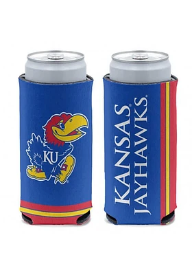 Kansas Jayhawks Striped Primary Logo Slim Coolie