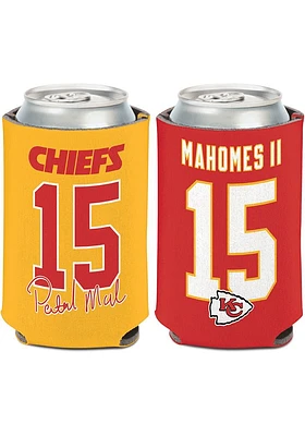 Kansas City Chiefs Patrick Mahomes Name and Number 12 oz Can Coolie