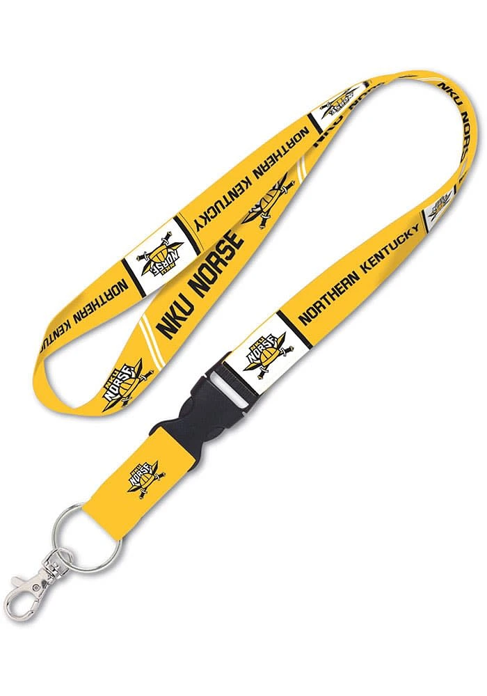 Northern Kentucky Norse 1 inch Lanyard - Yellow