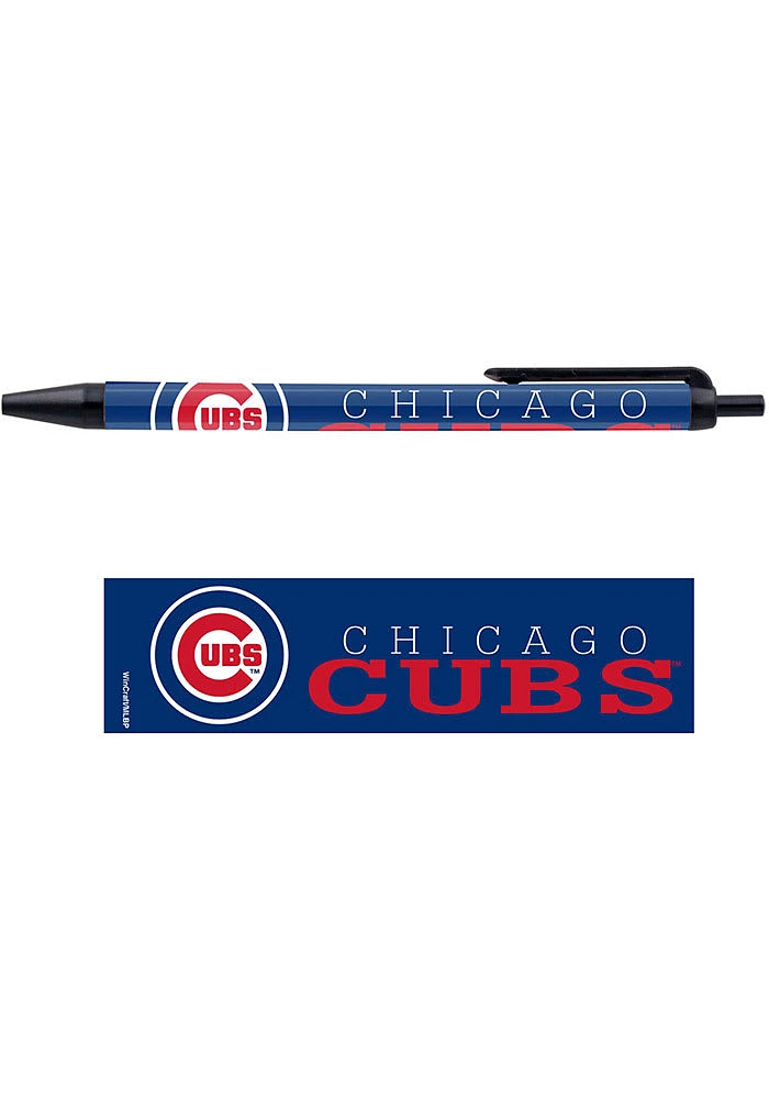 Chicago Cubs 5 Pack Pens Pen Set - Blue