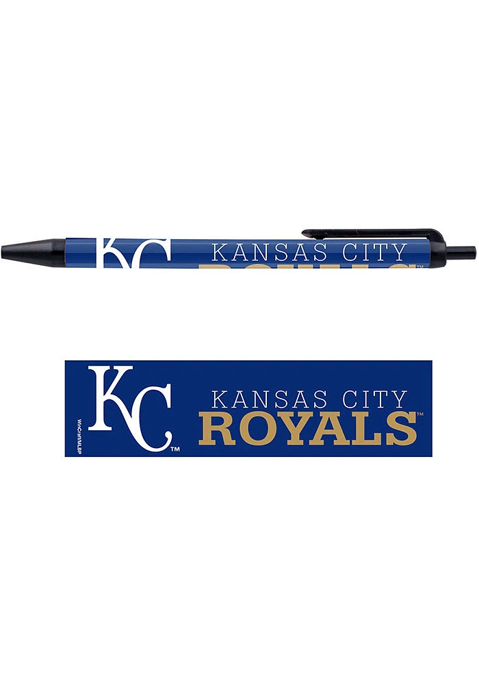 Kansas City Royals 5 Pack Pens Pen Set - Blue