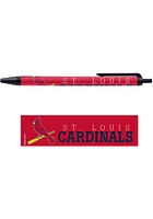 St Louis Cardinals 5 Pack Pens Pen Set - Red