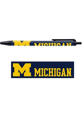 Michigan Wolverines 5 Pack Pens Pen Set - Blue