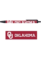 Oklahoma Sooners 5 Pack Pens Pen Set - Red