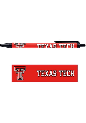 Texas Tech Red Raiders 5 Pack Pens Pen Set - Red