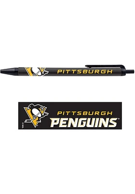 Pittsburgh Penguins 5 Pack Pens Pen Set - Black