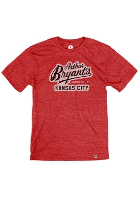 Rally Kansas City Red Arthur Bryants Logo Short Sleeve Fashion T Shirt