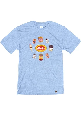 Rally Pittsburgh Light Blue Islays Icons Short Sleeve Fashion T Shirt