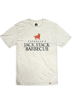 Rally Kansas City Oatmeal Jack Stack Logo Short Sleeve Fashion T Shirt