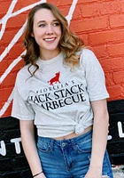 Rally Kansas City Oatmeal Jack Stack Logo Short Sleeve Fashion T Shirt