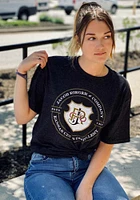 Rally Kansas City Black J Reiger Logo Short Sleeve Fashion T Shirt