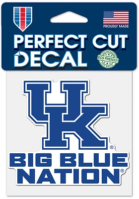 Kentucky Wildcats 4x4 Decal Logo Auto Decal - Blue