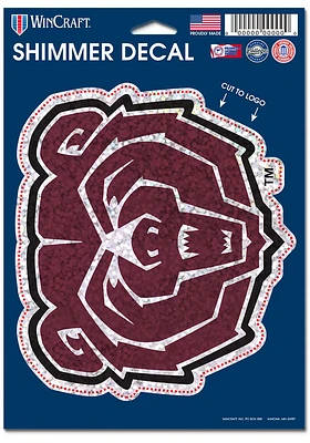 Missouri State Bears 5x7 Shimmer Auto Decal - Maroon