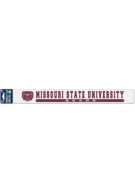 Missouri State Bears 2x17 Perfect Cut Auto Strip - Maroon