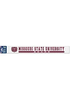 Missouri State Bears 2x17 Perfect Cut Auto Strip - Maroon