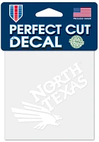 North Texas Mean Green 4x4 White Auto Decal - White