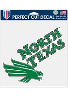 North Texas Mean Green 8x8 Auto Decal - Green