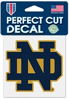 Notre Dame Fighting Irish 4x4 Design Auto Decal - Blue
