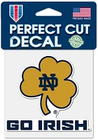 Notre Dame Fighting Irish 4x4 Auto Decal - Blue