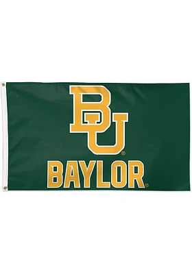 Baylor Bears 3x5 Deluxe Silk Screen Grommet Flag - Green
