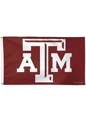 Texas A&M Aggies 3x5 ft Deluxe Silk Screen Grommet Flag - Maroon