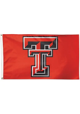 Texas Tech Red Raiders 3x5 ft Deluxe Silk Screen Grommet Flag - Red