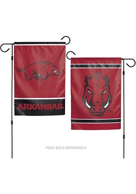Arkansas Razorbacks 12x18 Garden Flag - Red