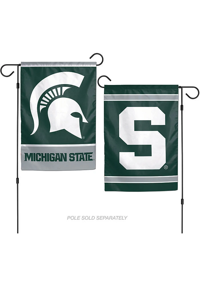 Michigan State Spartans 12x18 inch Garden Flag - Green