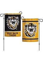 Fort Hays State Tigers 12x18 inch Garden Flag - Black