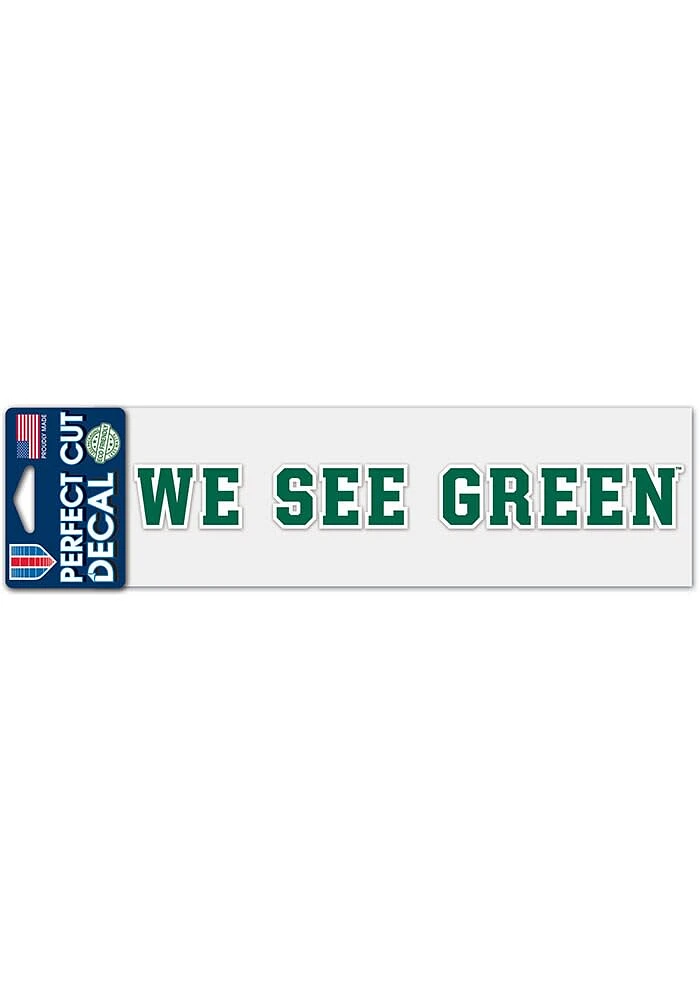 Northwest Missouri State Bearcats 3x10 Perfect Cut Auto Decal - Green