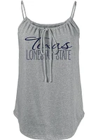 Texas Womens Grey Fault Line Jr Tank Top