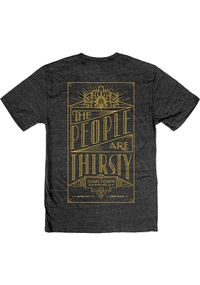 Rally Kansas City Black Toms Town Short Sleeve Fashion T Shirt